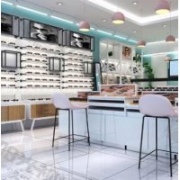 眼镜店装修 眼镜展柜定制电话 视光中心柜台
